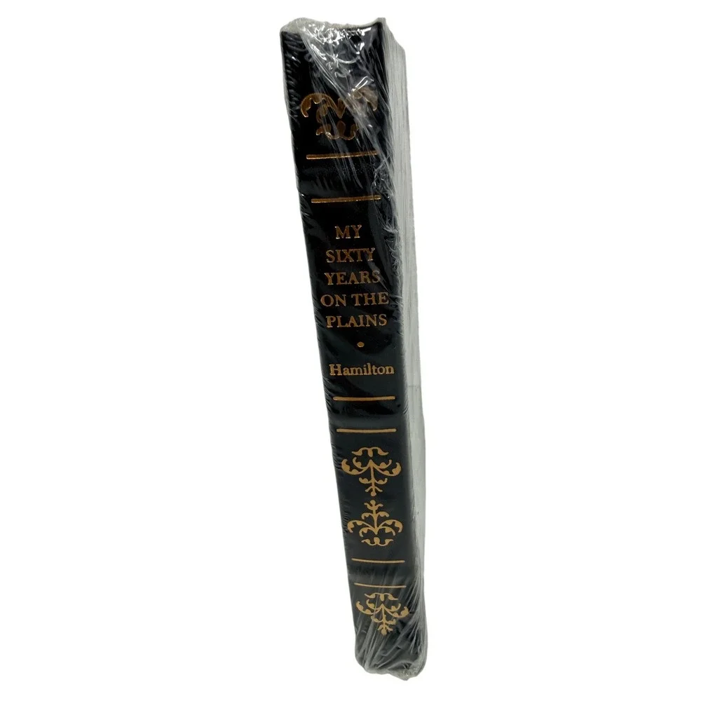 My Sixty Years on the Plains W.T. Hamilton Leather Bound Sealed Book